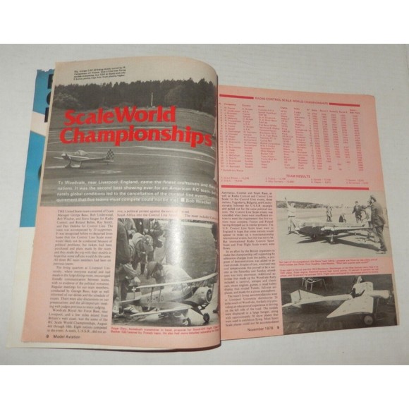8 Vintage 1976-1986 Model Aviation Magazines Academy Of Model Aeronautics - Picture 10 of 10